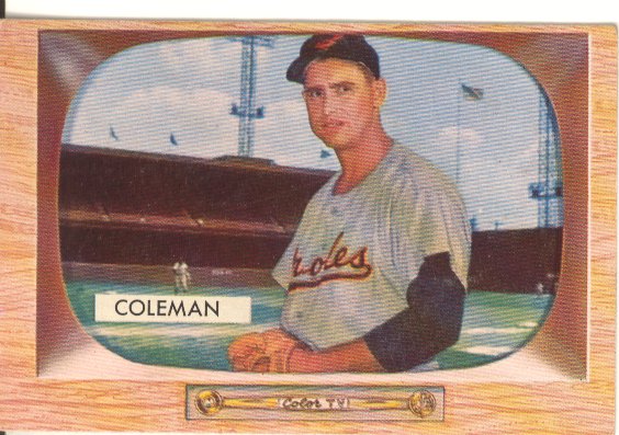 1955 Bowman     003      Joe Coleman